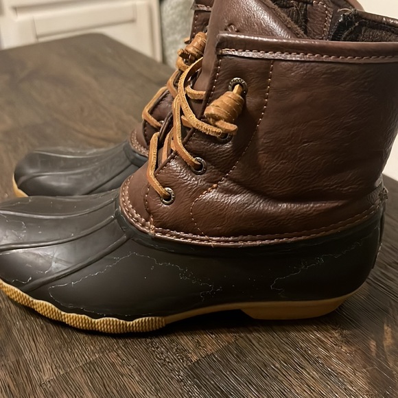 Sperry Girls Saltwater Boot Size 4m - Picture 2 of 5